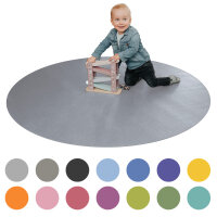 ECO Krabbelmatte Zauberkugel Rund Hellgrau 180cm