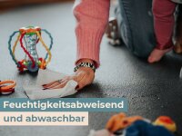 ECO Krabbelmatte Süßer Keks 160cm X 200cm Pflaume