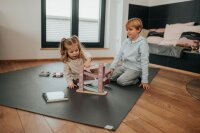 ECO Krabbelmatte Süßer Keks 160cm X 200cm Pflaume