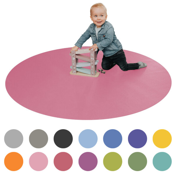 ECO Krabbelmatte Zauberkugel Rund Rosa 120