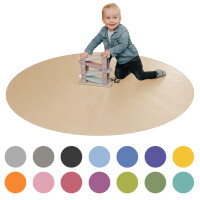 ECO Krabbelmatte Zauberkugel Rund Sand / Beige 120cm