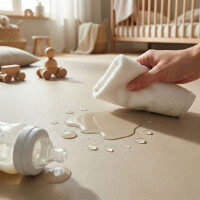 ECO Krabbelmatte Zauberkugel Rund Sand / Beige 120cm