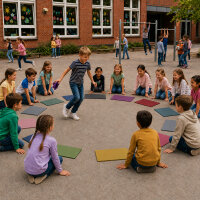 EcoPlay Spiel & Sport Fliese Aktiv Beige 40 x 60 cm