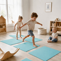 EcoPlay Spiel & Sport Fliese Aktiv Hellblau 30 x 40 cm