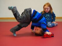 ECO Krabbelmatte Fuchsbau 160cm X 200cm Rot